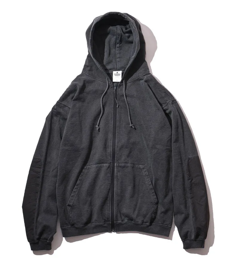 [ BAMBOO SHOOTS ] ACTIVE FULL ZIP HOODED SWEAT PARKA /  バンブーシュート アクティブ フル ジップ フーデッド スウェット パーカ