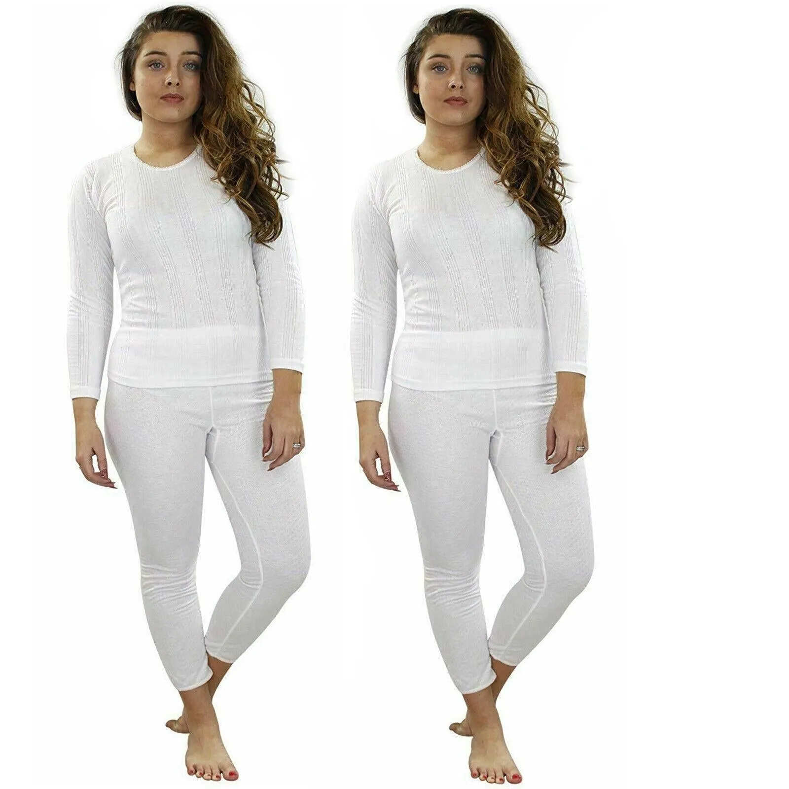 2 Pack Womens Full Sleeves Thermal Set