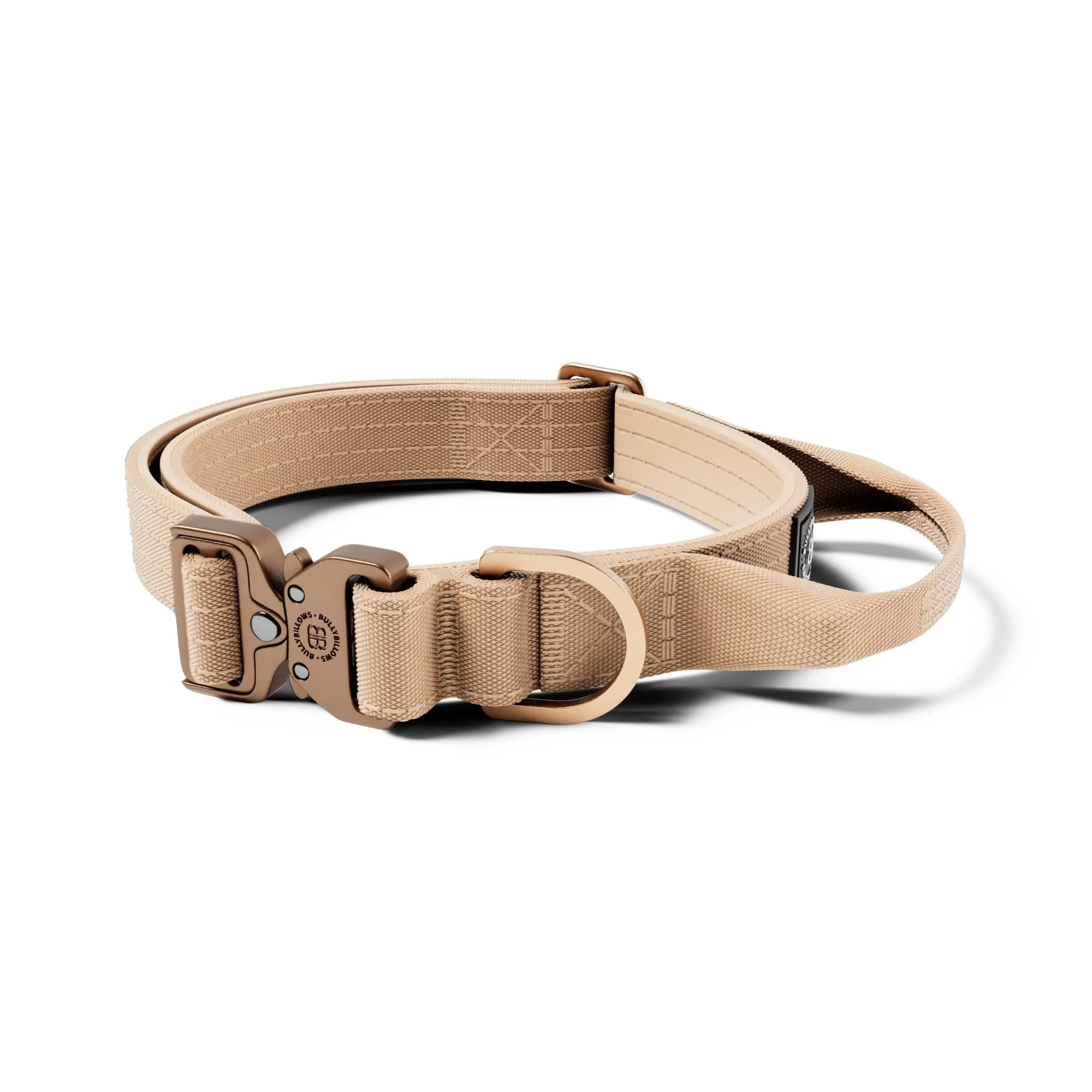 2.5cm Lighter Combat® Collar | Handle & Rated Clip - Tan x Tan