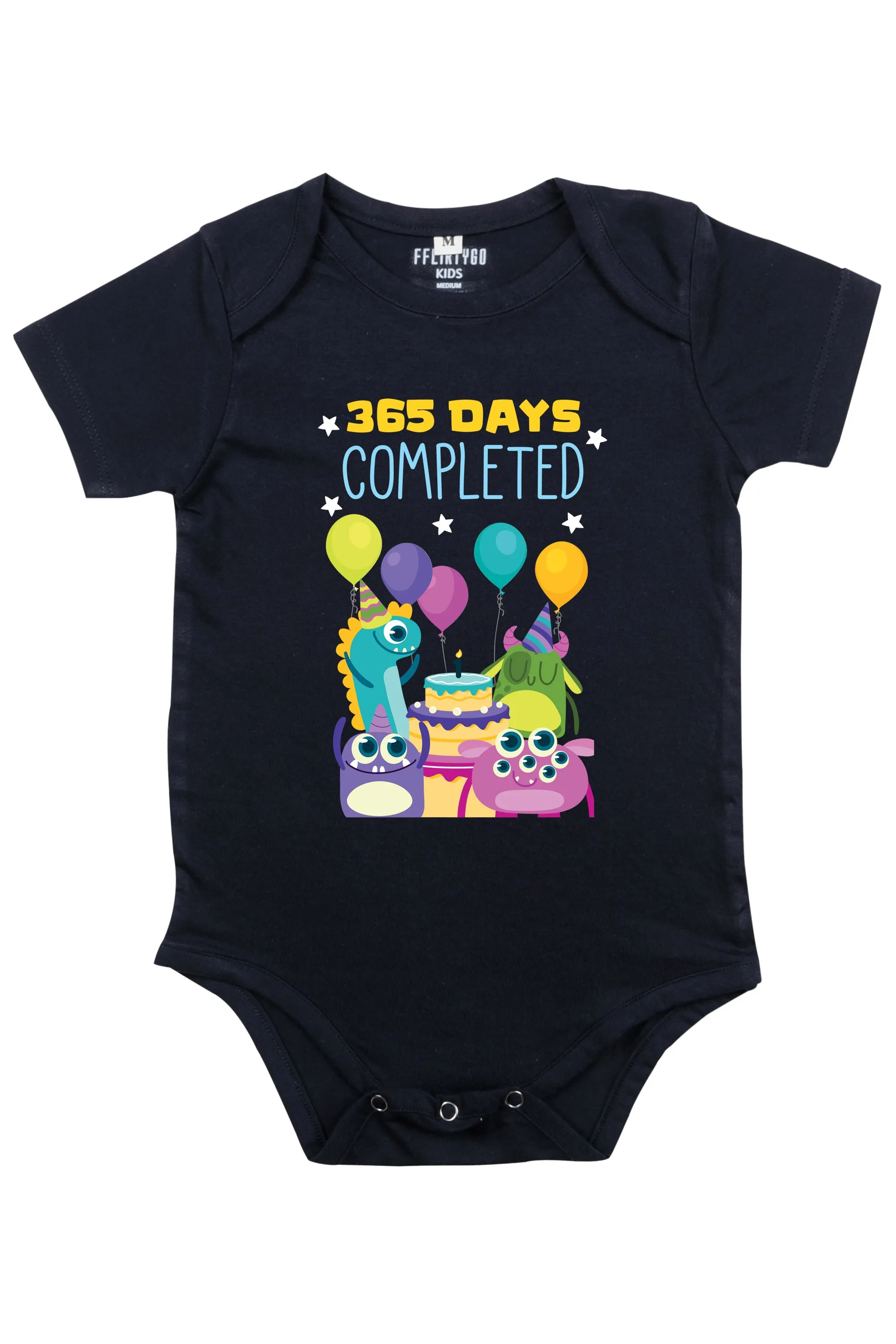 365 Days Completed Baby Romper | Onesies - Party Romper