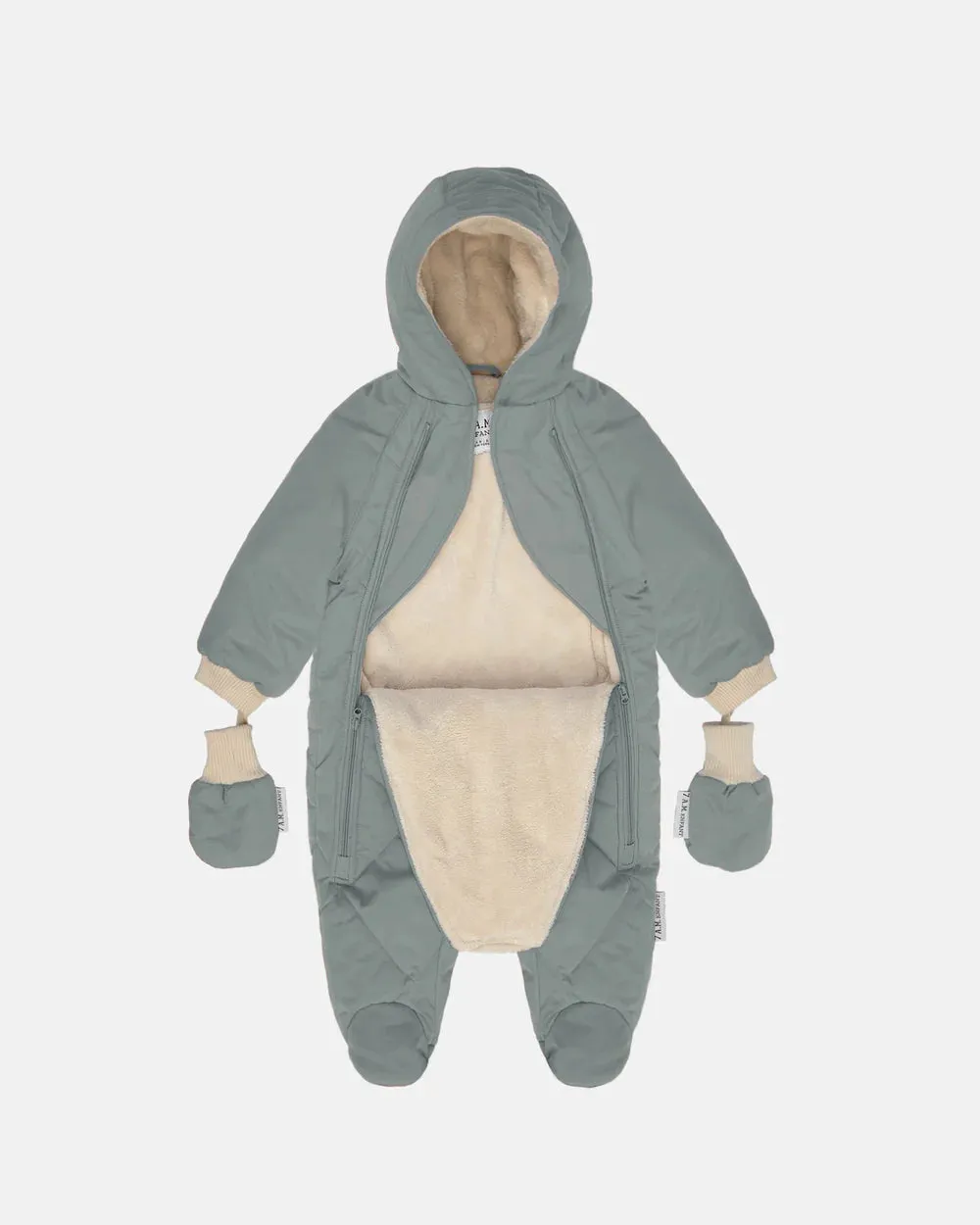 7 A.M. Baby Snow Jumpsuit - Benji Plush