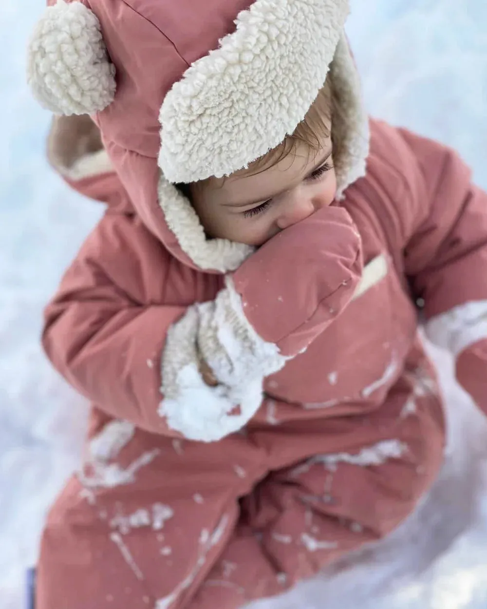 7 A.M. Baby Snow Jumpsuit - Benji Plush