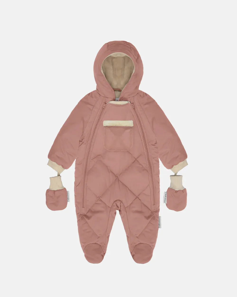 7 A.M. Baby Snow Jumpsuit - Benji Plush