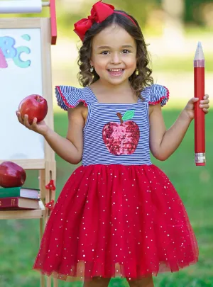 A  Attire Apple Sparkle Tutu Dress