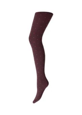 A MOI Agnes Tights 80 Denier - Pink Dot