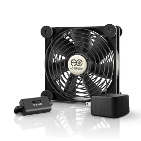 AC Infinity MULTIFAN S3-P, Quiet AC-Powered Cooling Fan, 120mm