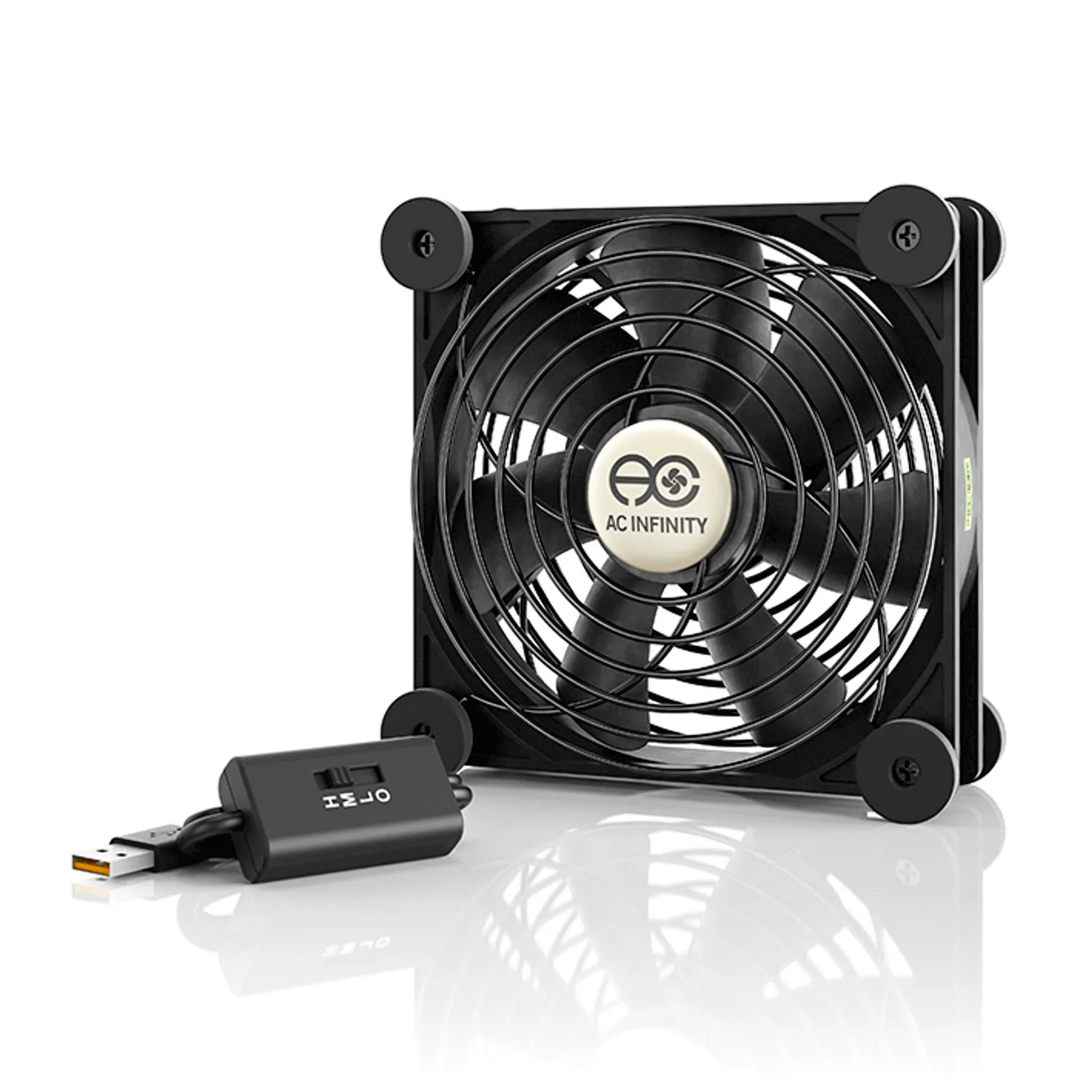 AC Infinity MULTIFAN S3, Quiet USB Cooling Fan, 120mm