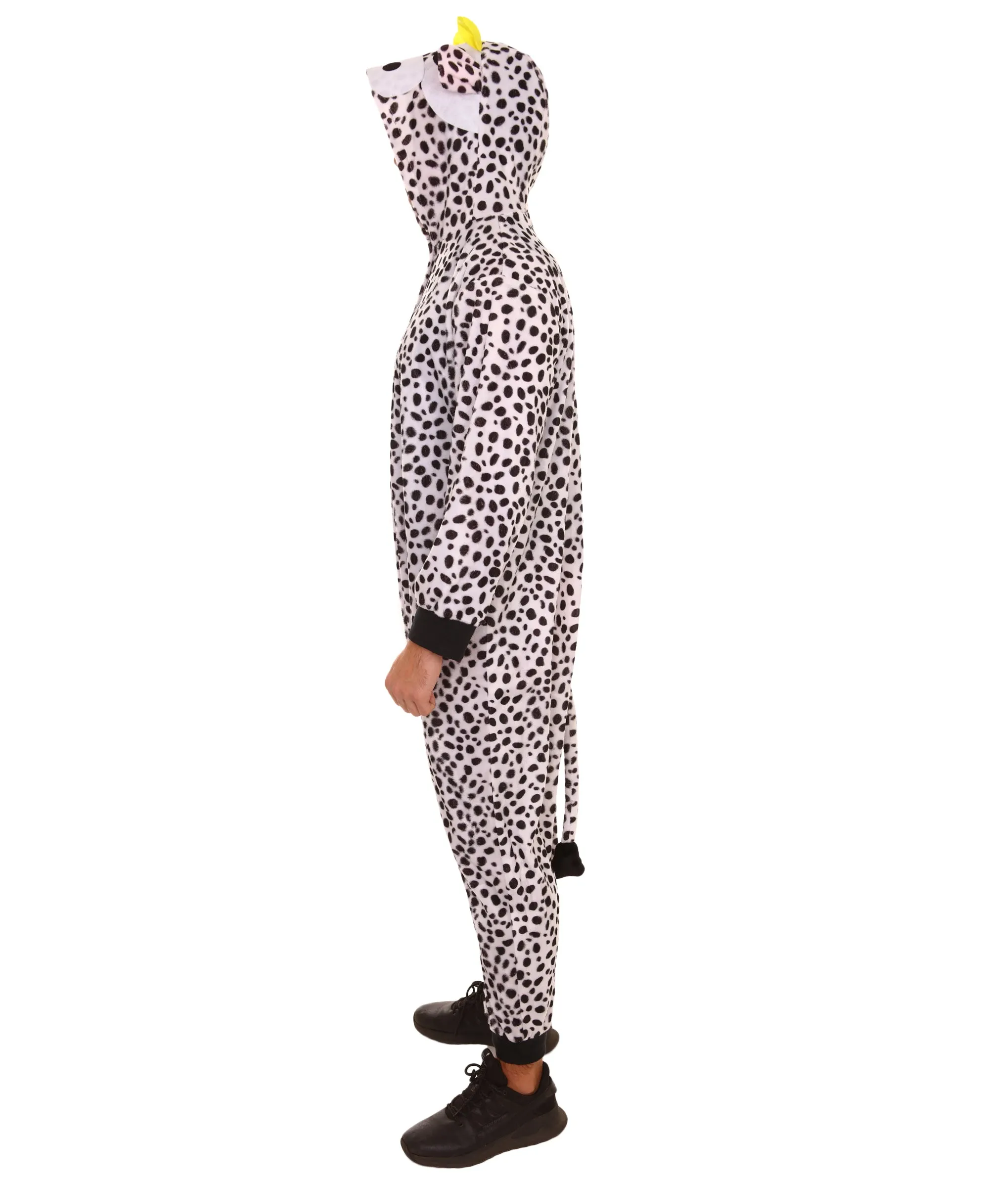 Adult Women's Cow Jumpsuit | Black and White Halloween Costume