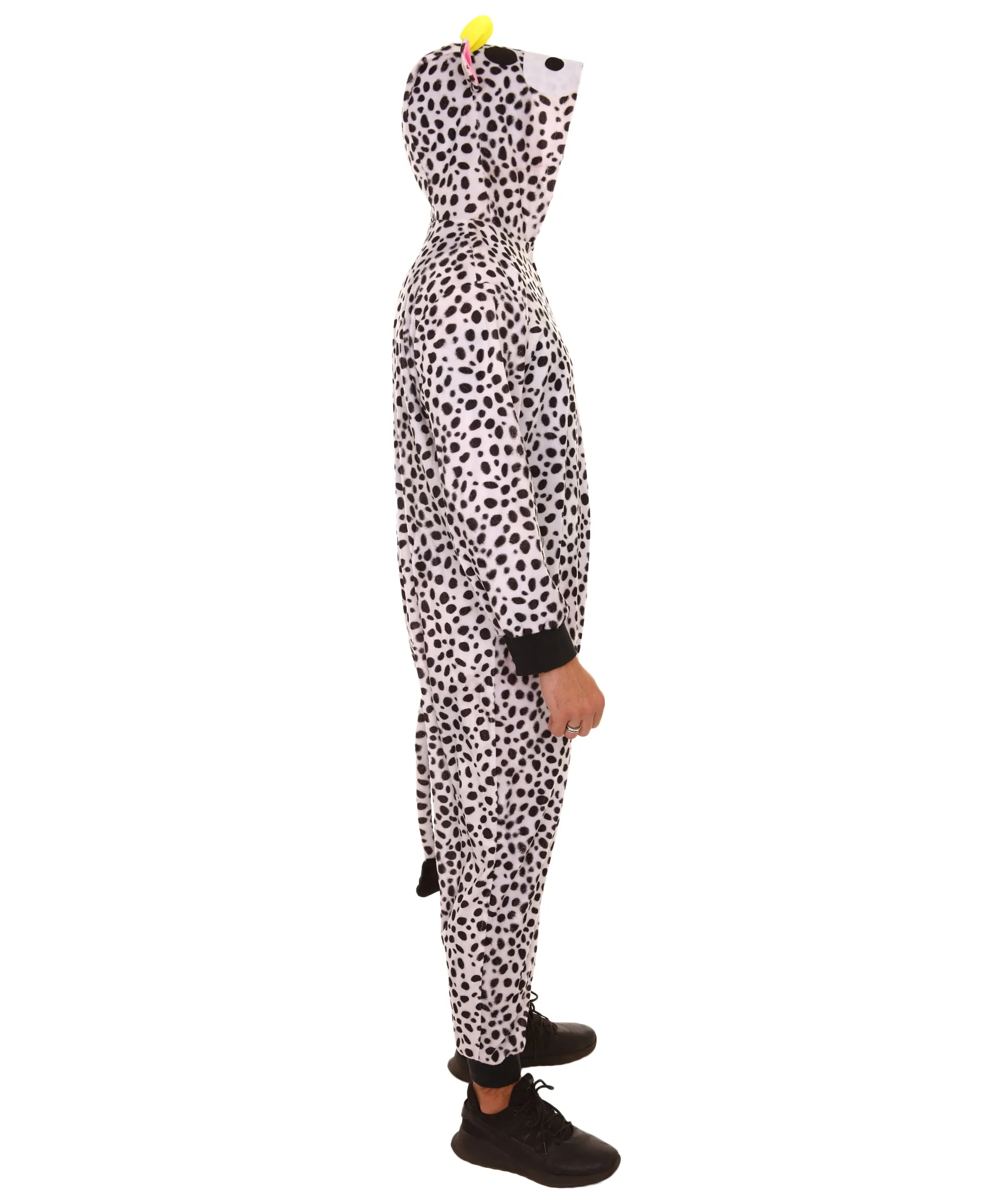 Adult Women's Cow Jumpsuit | Black and White Halloween Costume