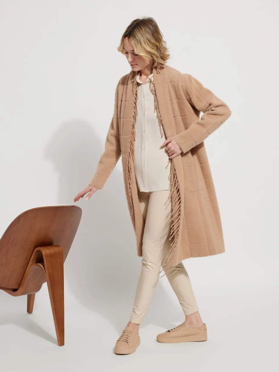 Alice Fringe Sweater Coat