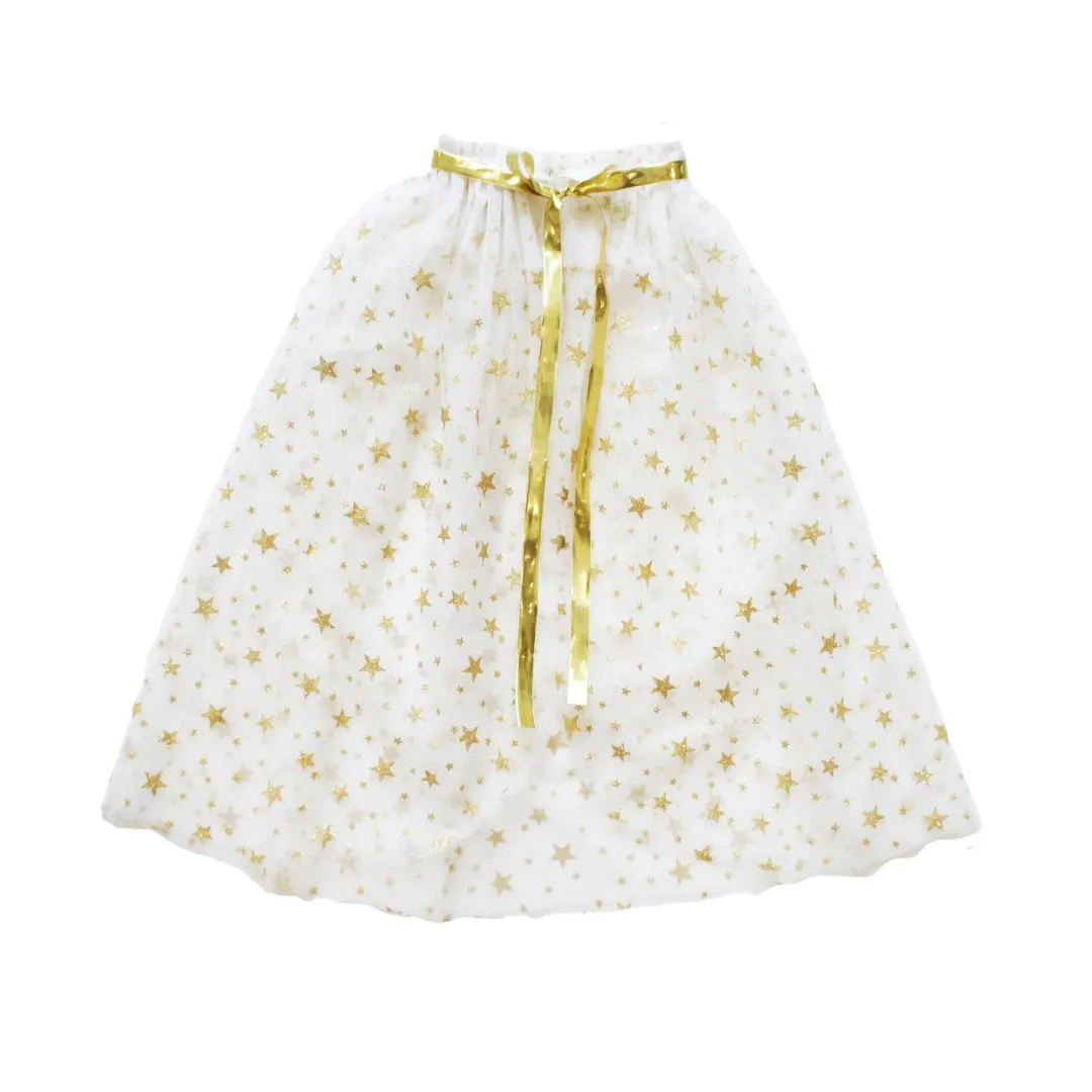 Alimrose - Tulle Star Cape Ivory