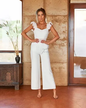 Anastasia Jumpsuit- White