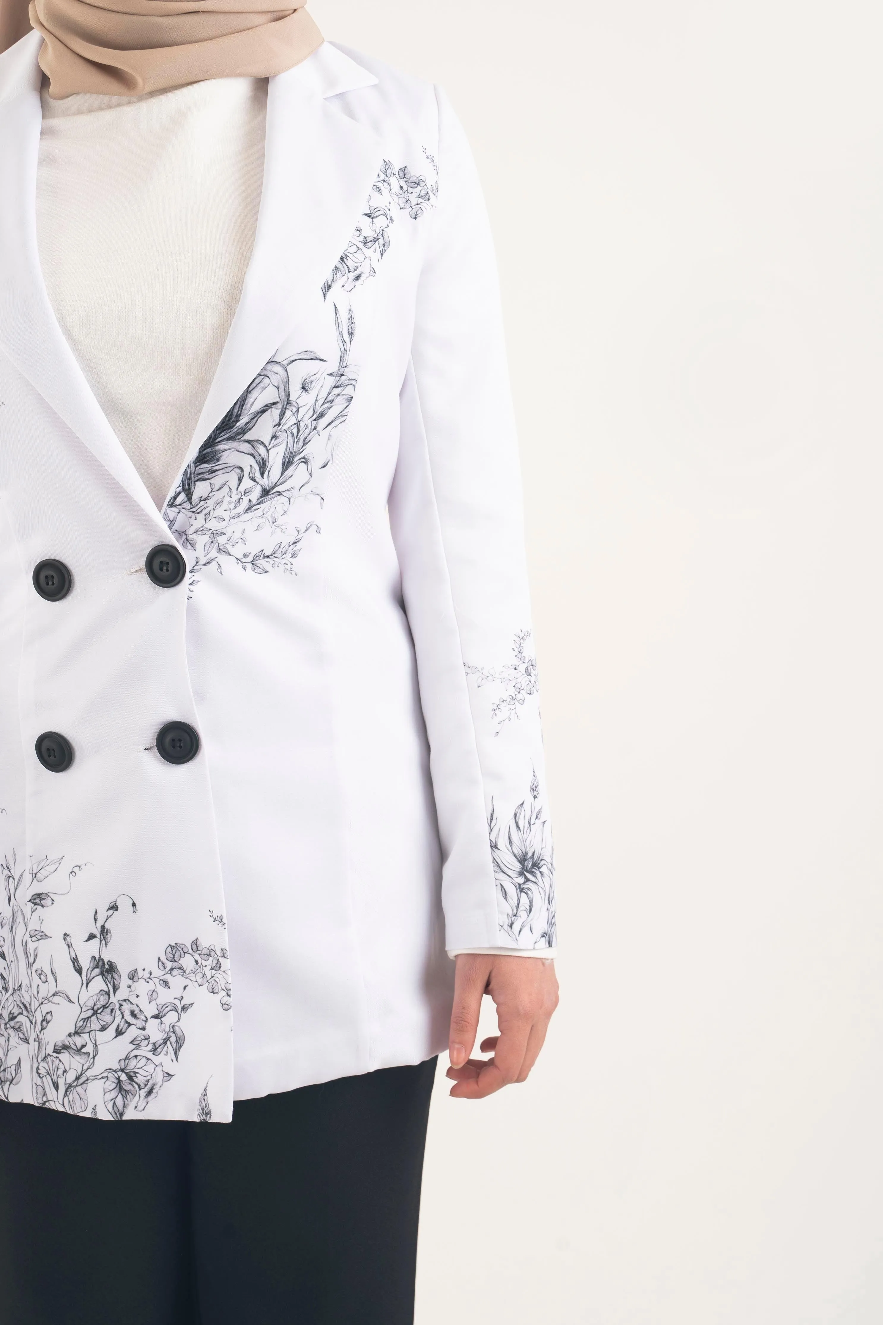 Anemone Print Jacket