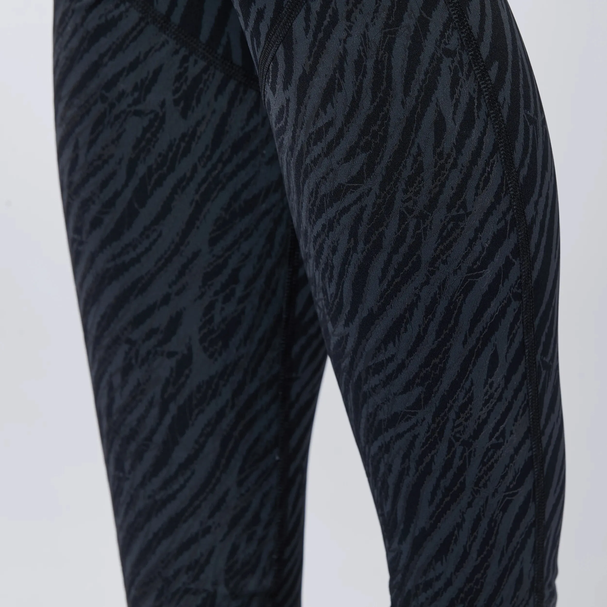 Anti-Slip Leggings 27" - Black Print