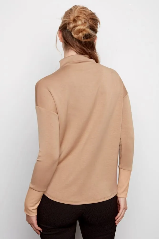 Arya Butter Turtleneck - Latte