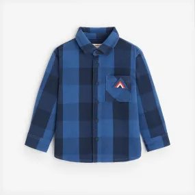 Baby boys' navy blue shirt