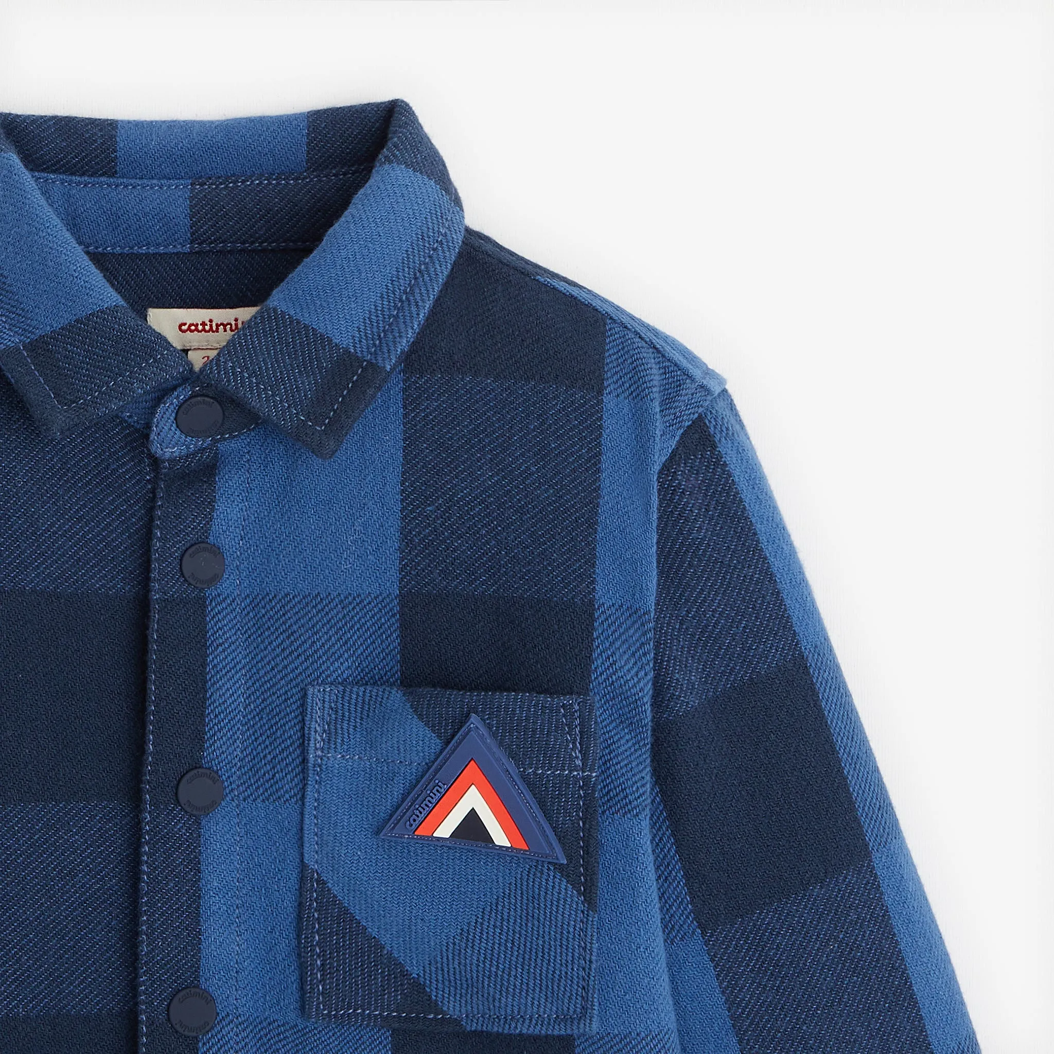 Baby boys' navy blue shirt