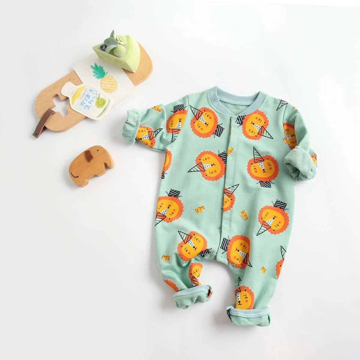 Baby Long-sleeved One-piece Jumpsuit