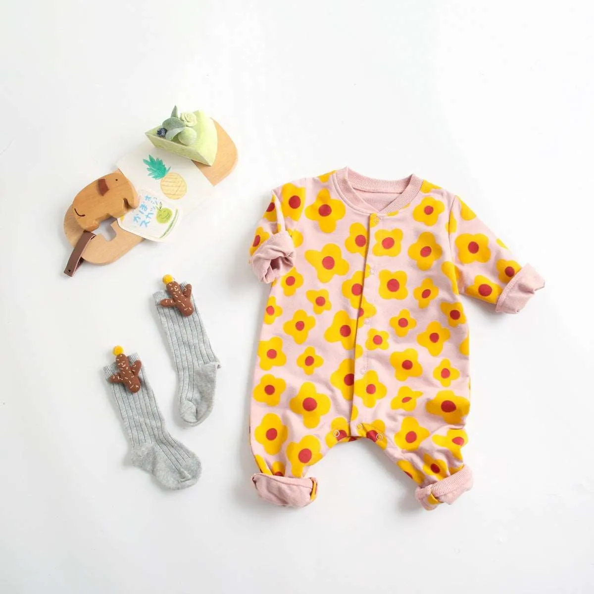 Baby Long-sleeved One-piece Jumpsuit