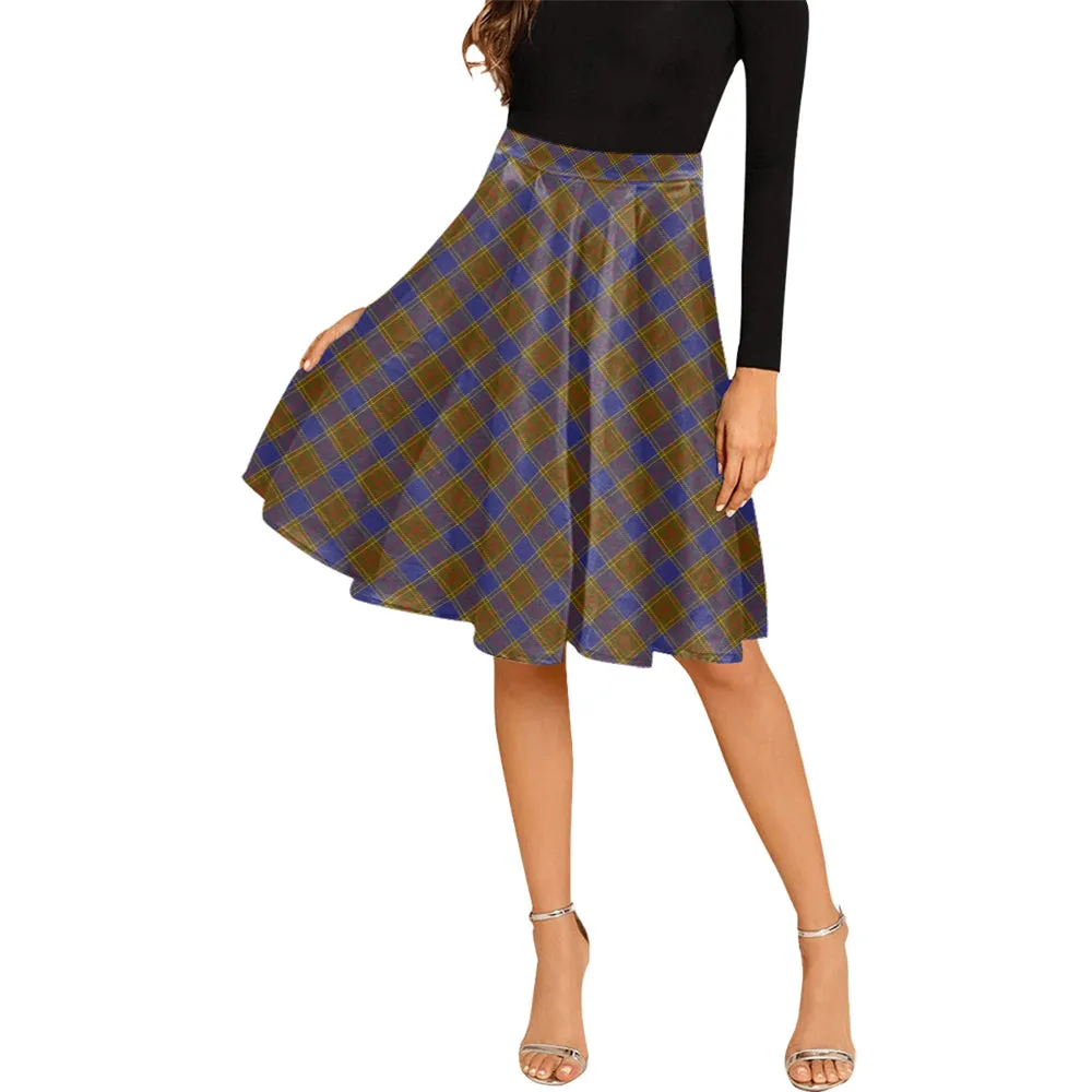 Balfour Tartan Melete Pleated Midi Skirt