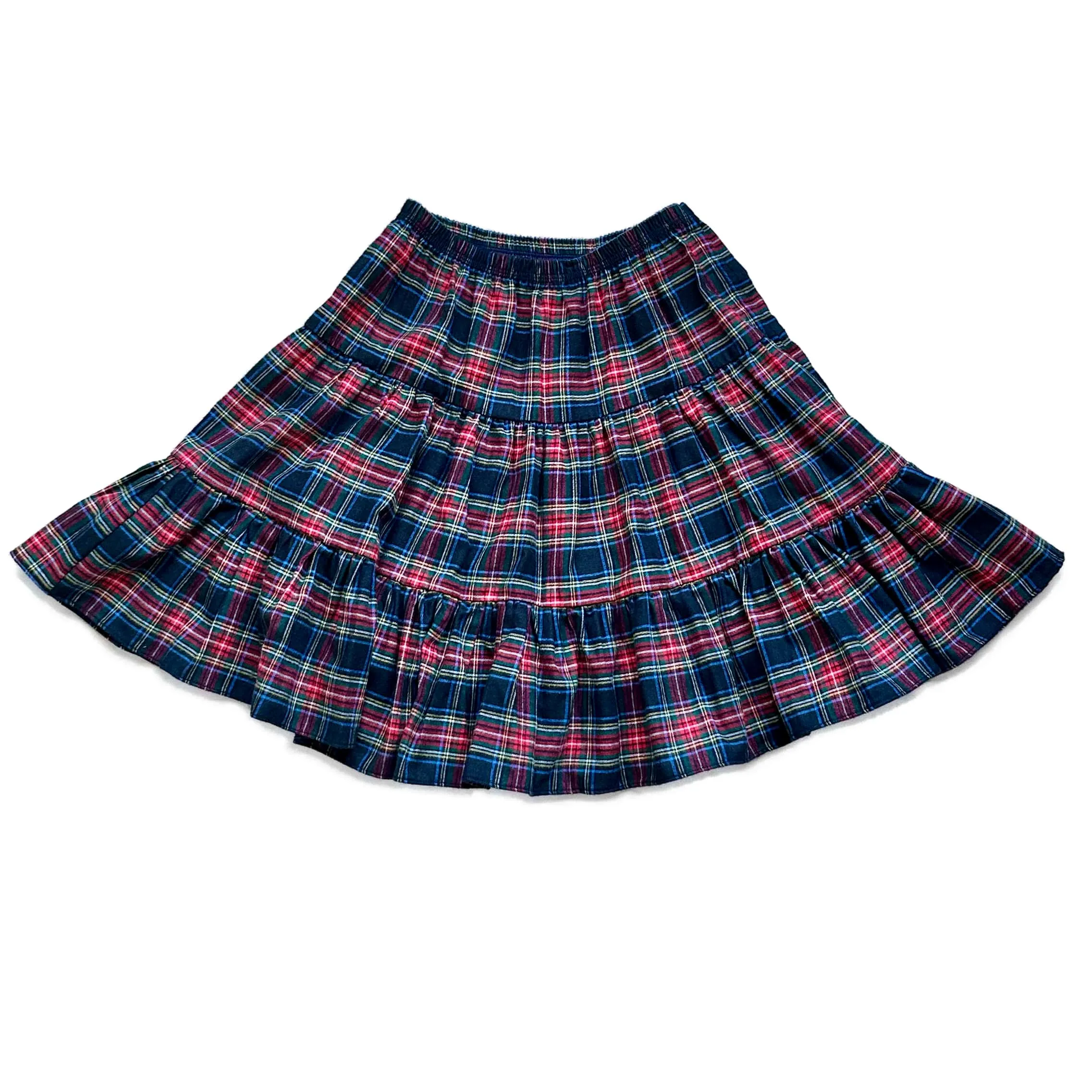 Bamboo Plaid Skirt | RTS