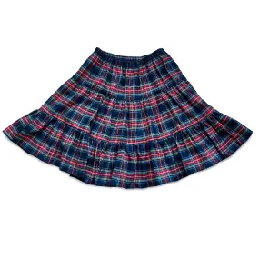 Bamboo Plaid Skirt | RTS