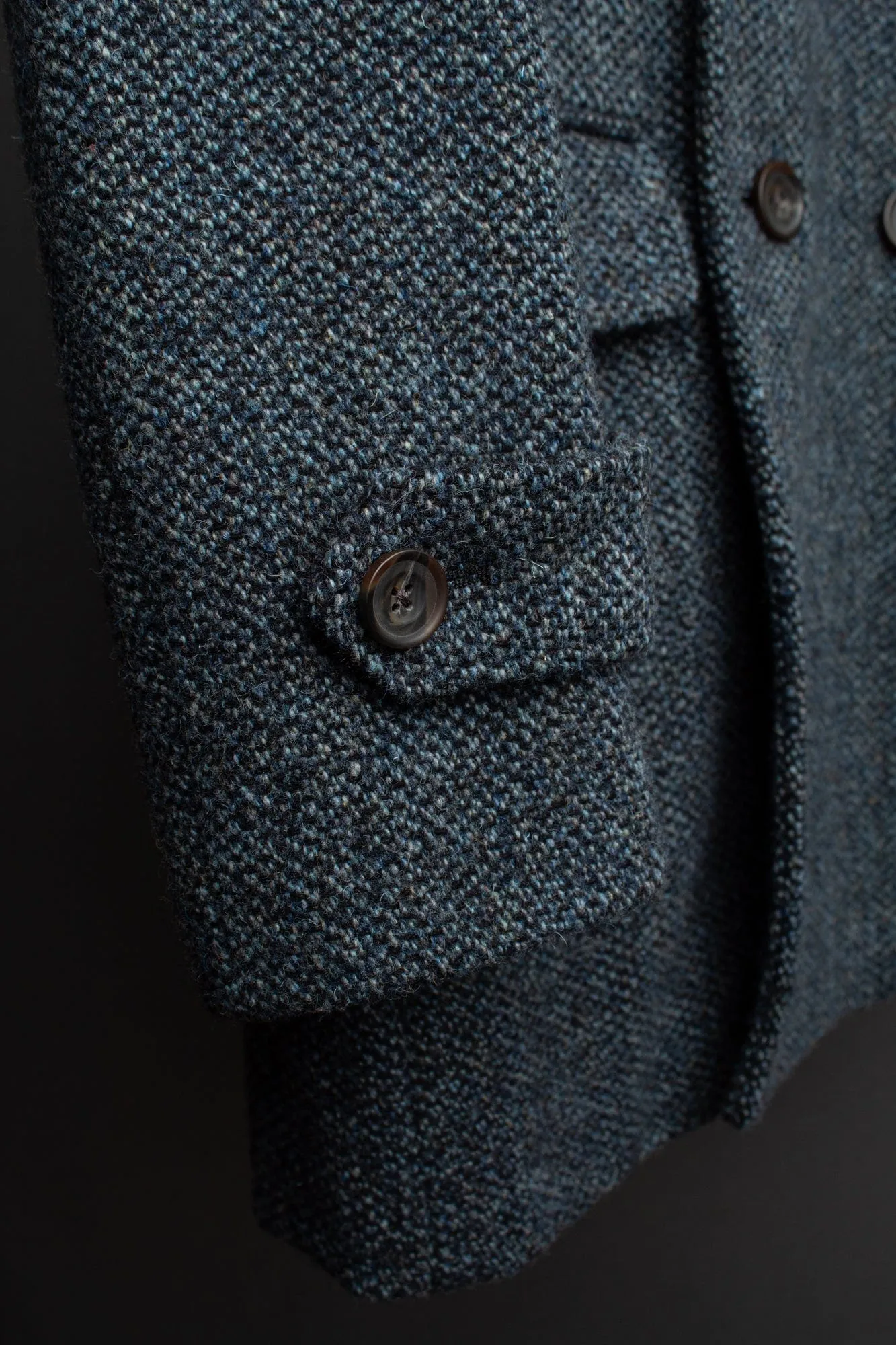 Barley Corn Soft Wool Peacoat