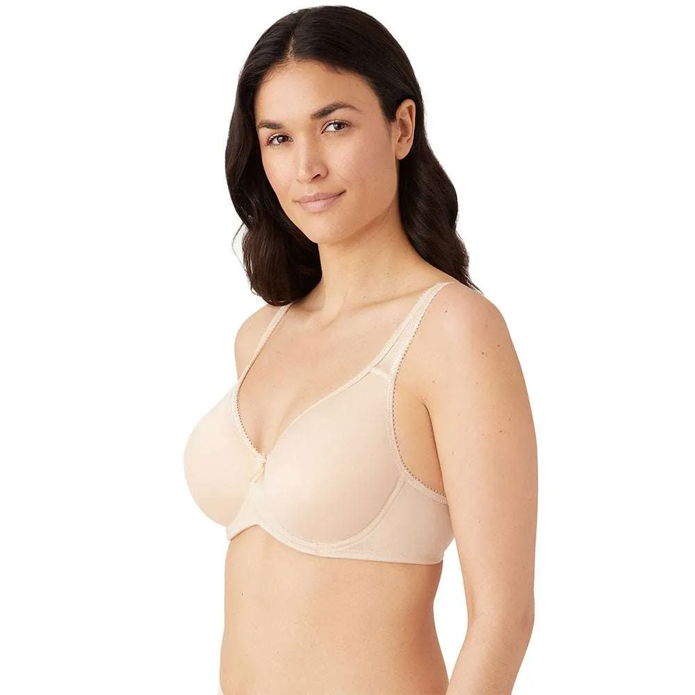 Basic Beauty Lightly Padded Wired Full Coverage Full Support Everyday Comfort Spacer Cup Bra-Beige