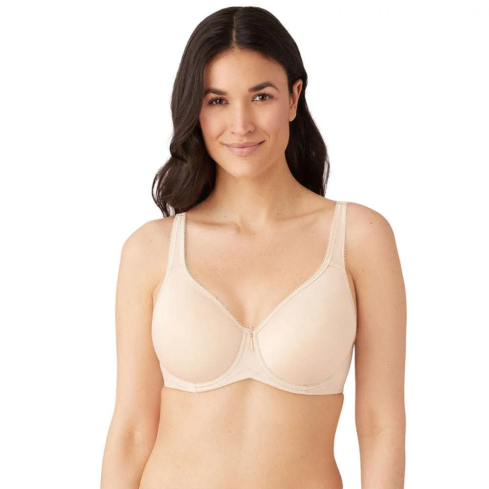 Basic Beauty Lightly Padded Wired Full Coverage Full Support Everyday Comfort Spacer Cup Bra-Beige