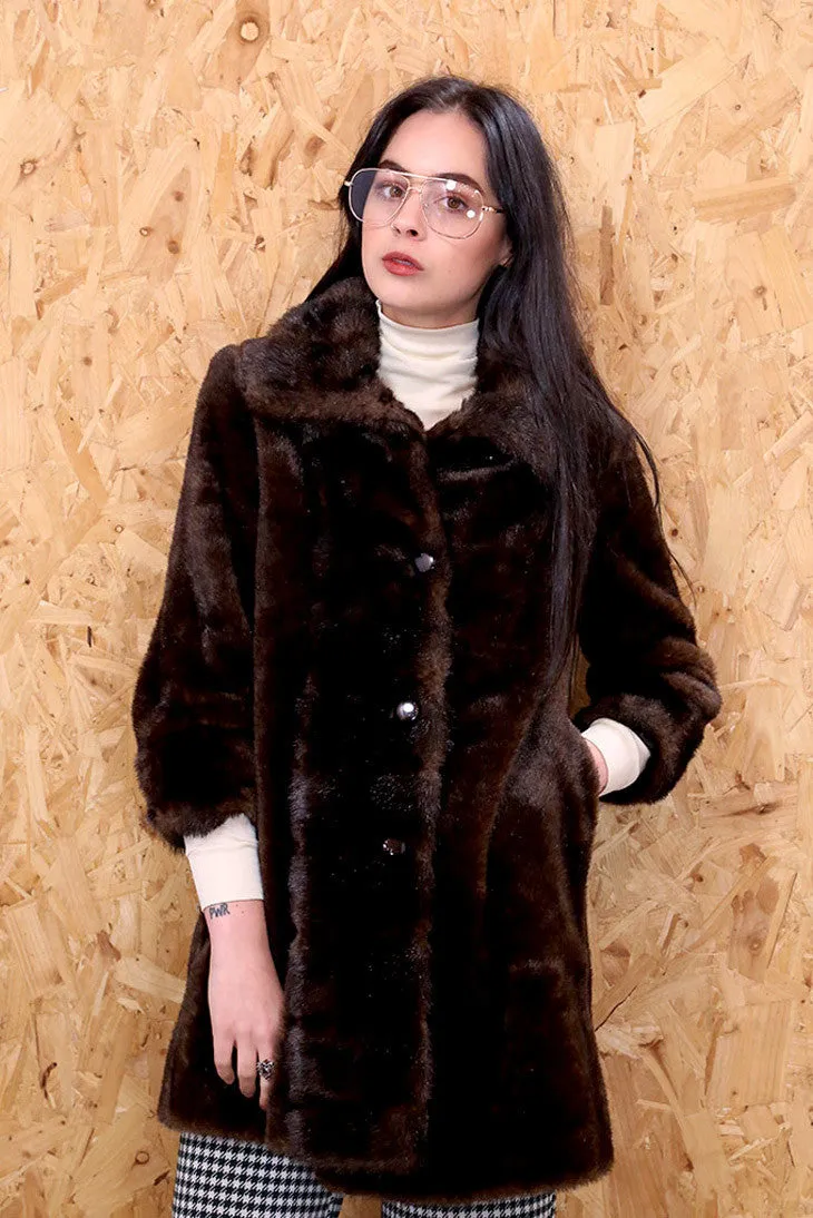 Bear It All Teddy Fur Swing Coat