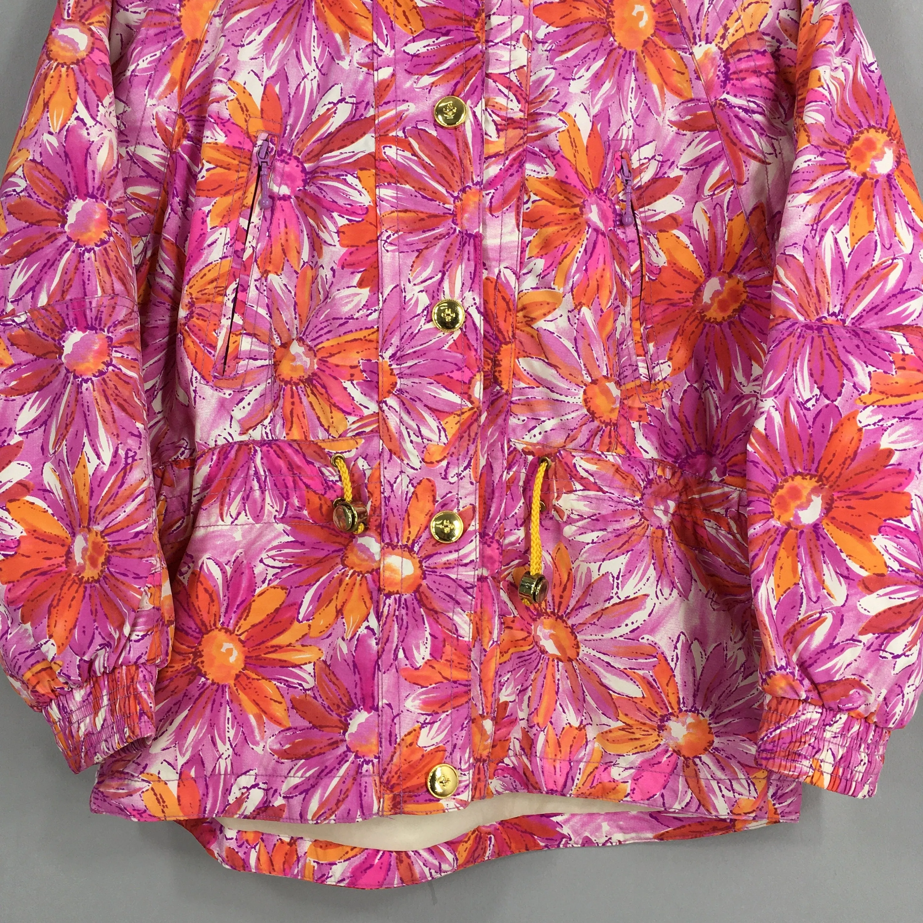 Beauty Floral Printed Women Jacket Large