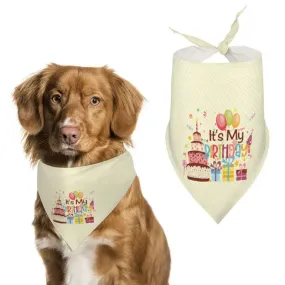 Birthday Pet Scarf for Dogs and Cats to Celebrate Your Furry Friend