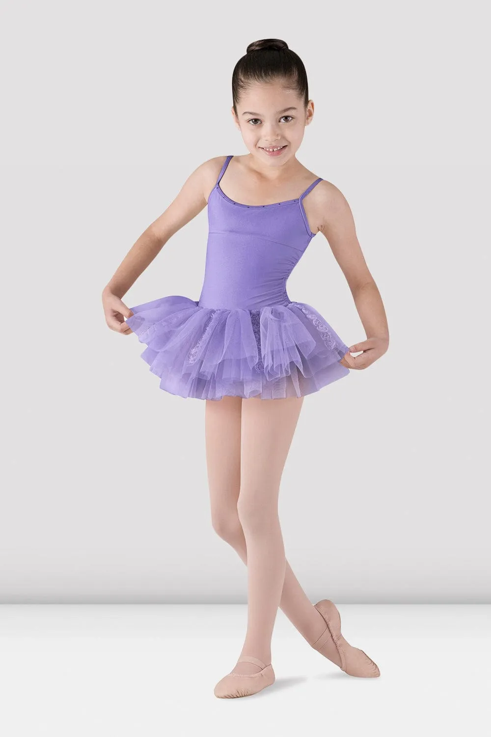 Bloch CL7207 Miliani Rosette Trimmed Tutu Dress (Child)