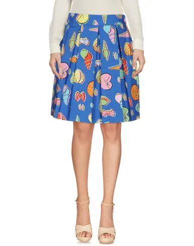 Boutique Moschino Women Knee length skirt Blue 8 UK