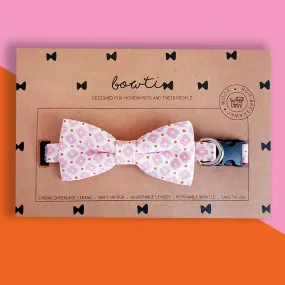 Bowtix Handmade Cat Collar With Removable Bowtie - Sweet Sakura