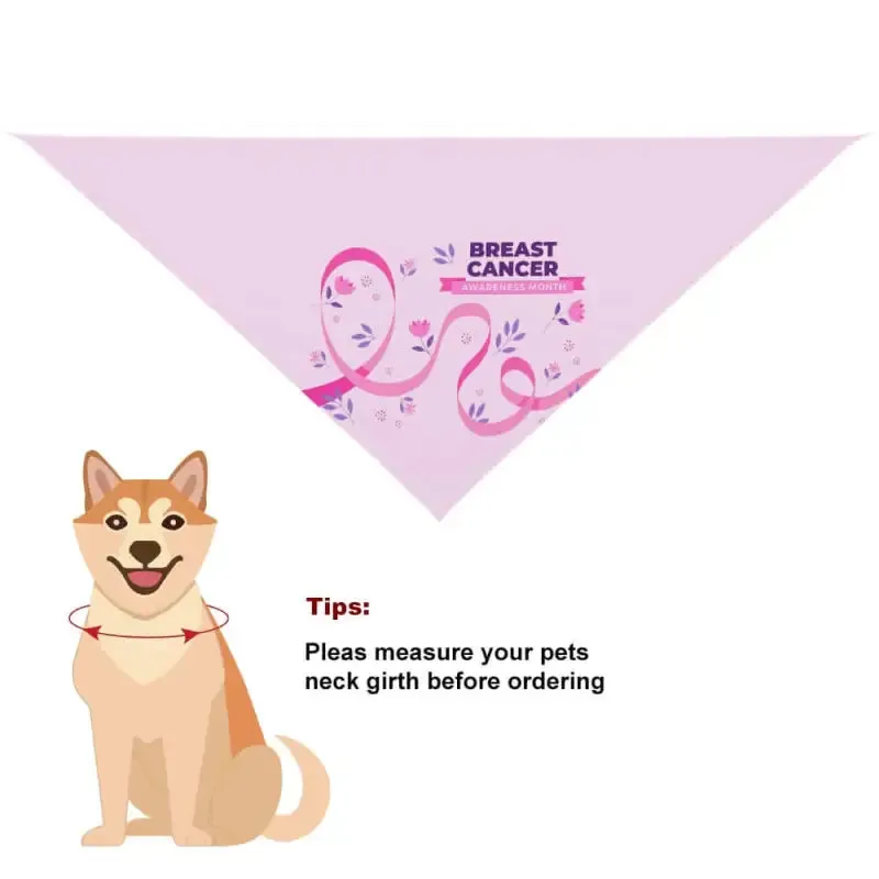 Breast Cancer Awareness Pet Bandana