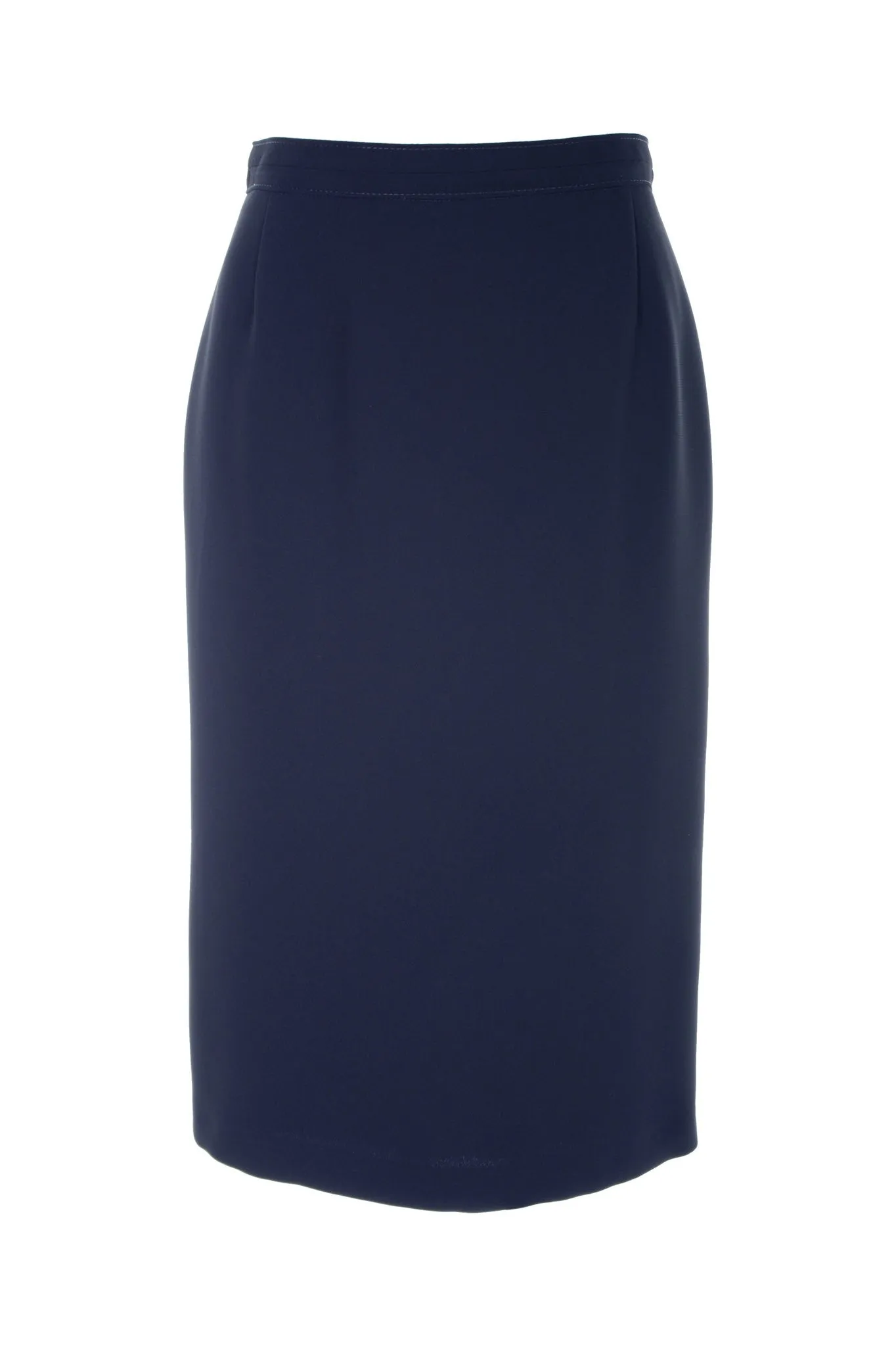 Busy Clothing Womens Navy Pencil Skirt