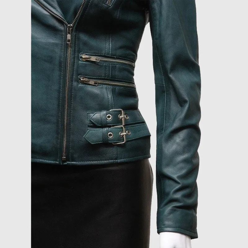 Buy Best Quality Leather Jacket Real Soft Nappa Lamb Leather Jacket For Women