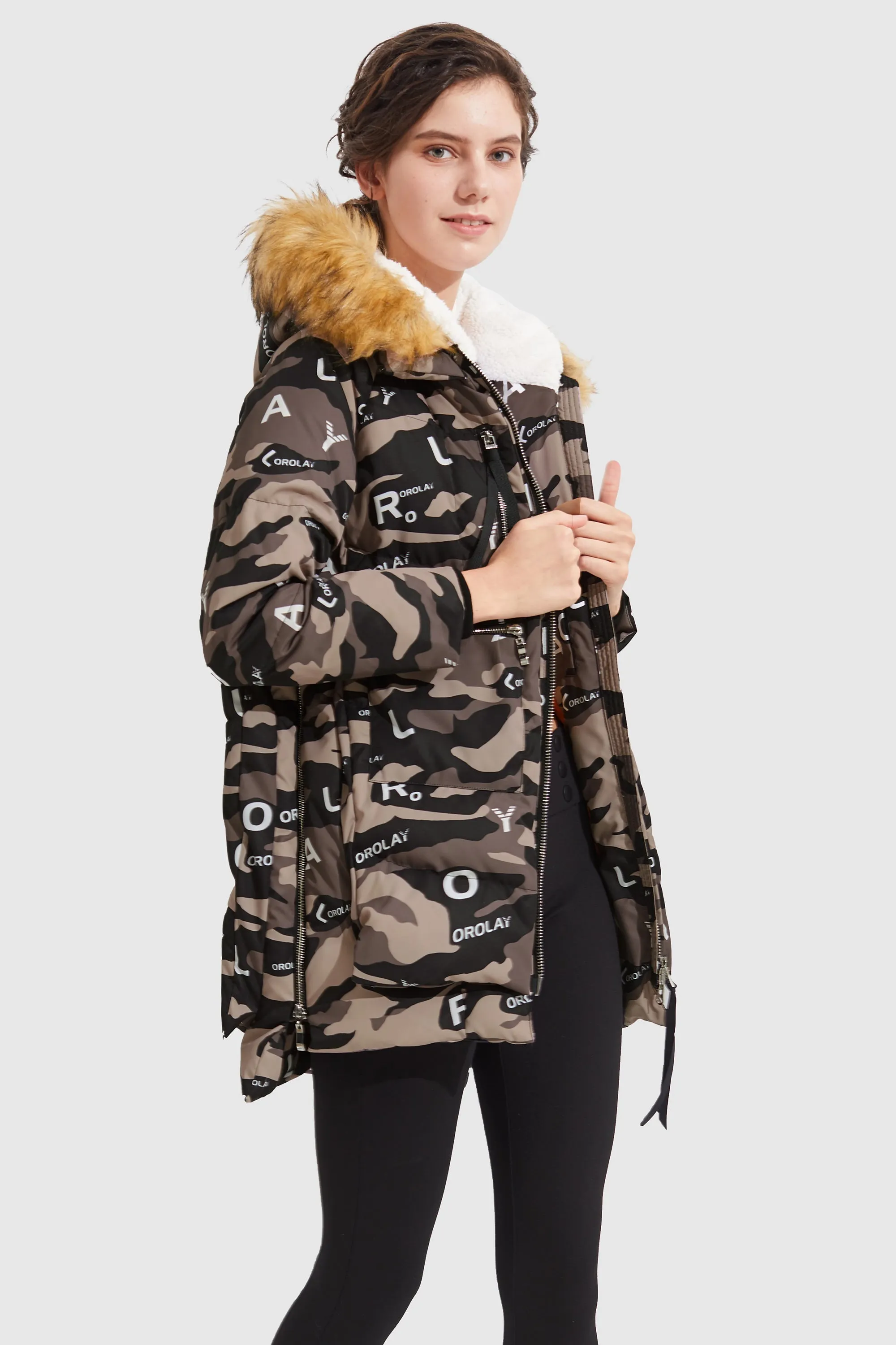 Camo Thickened Down Jacket