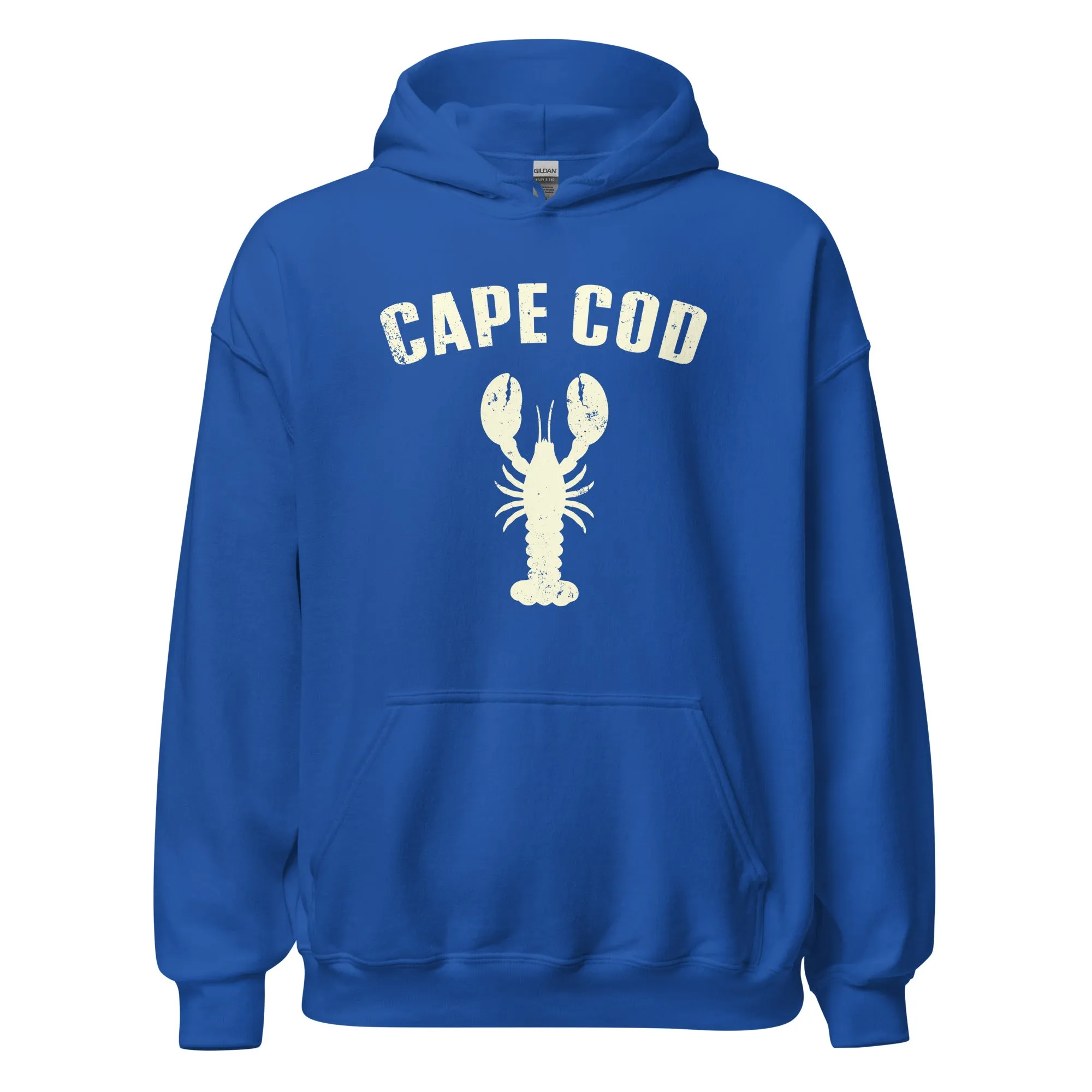 Cape Cod, MA Lobster Hoodie - Classic Summer Beach Vibe Sweatshirt