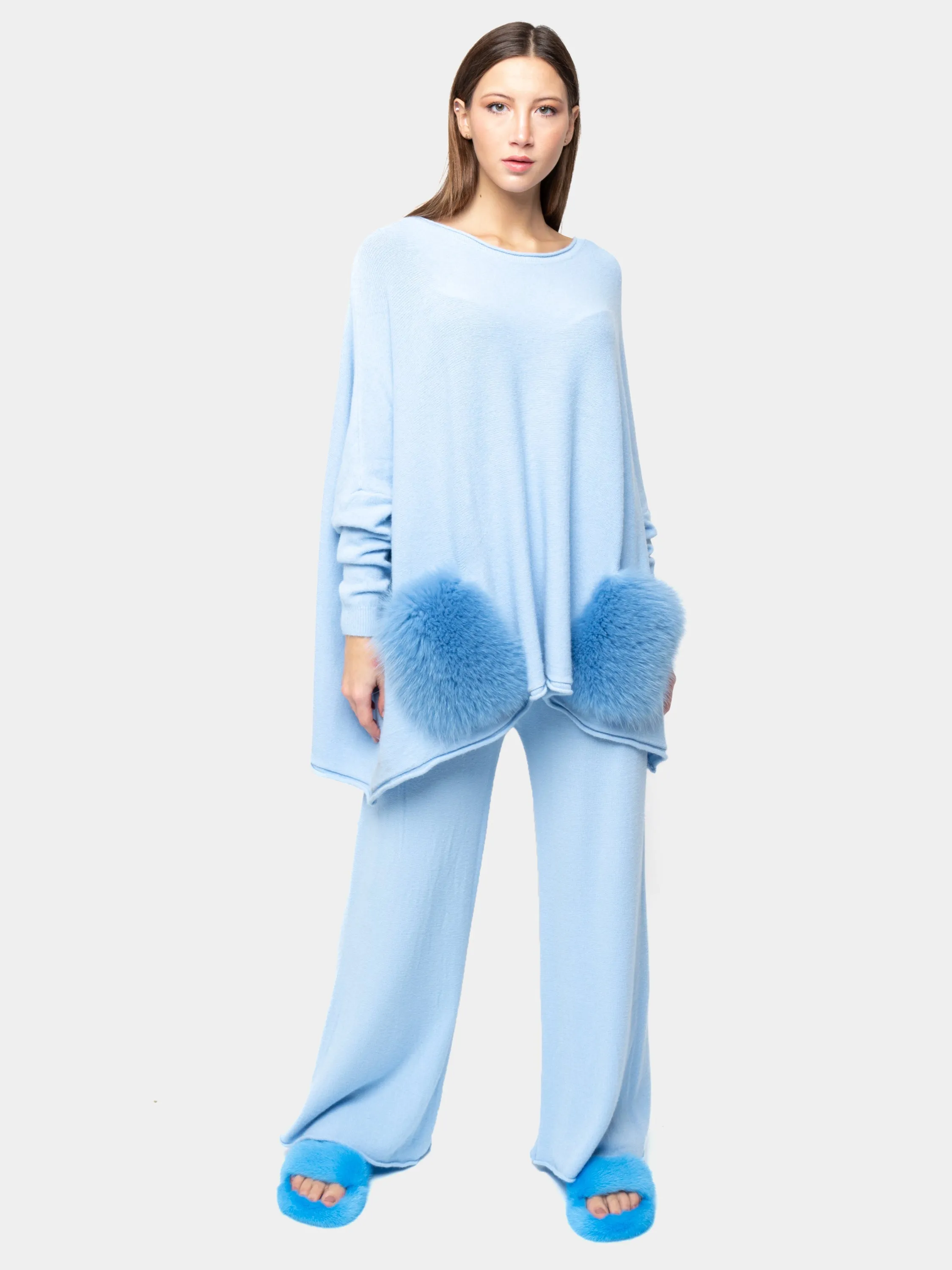 CAPRI - light blue  Fox pockets