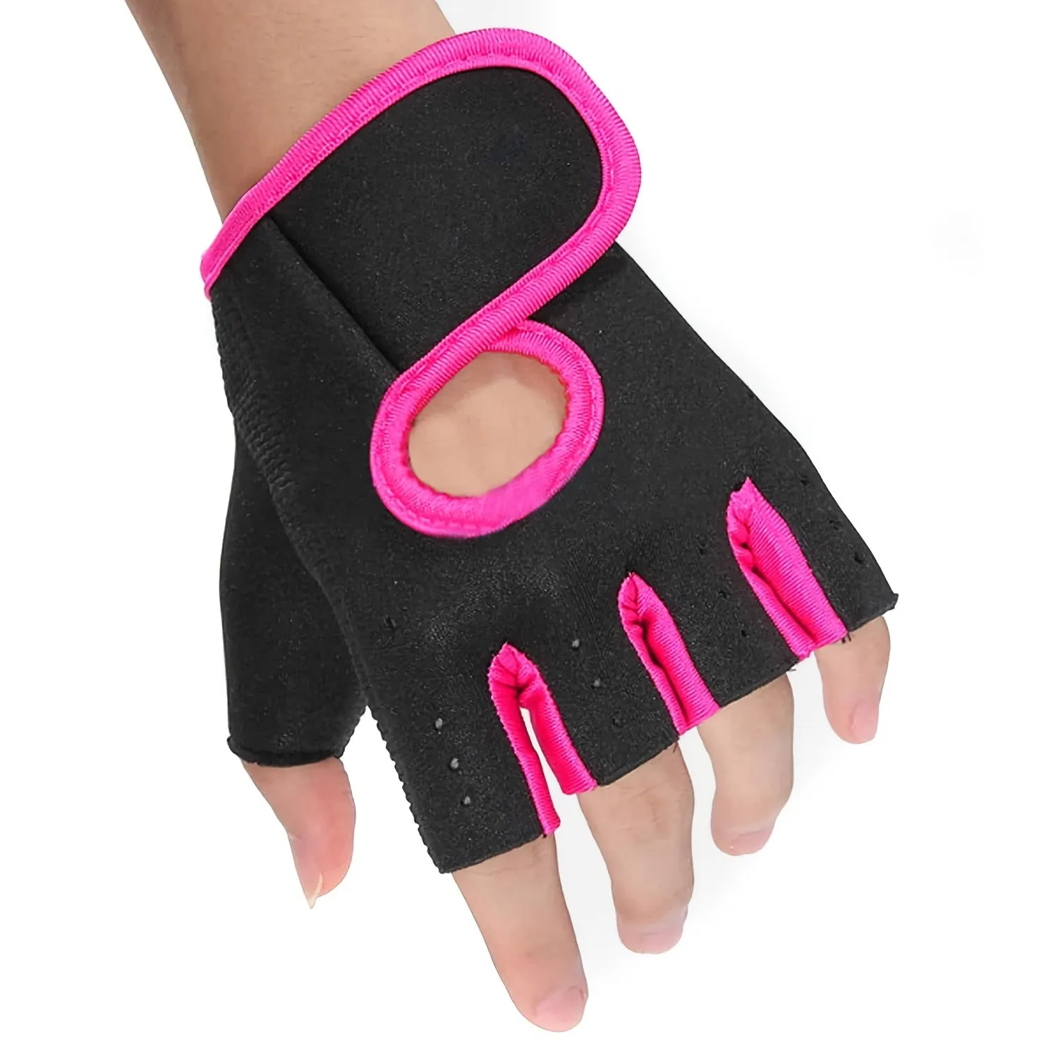 Chic Fingerless Workout Gloves for Active Women