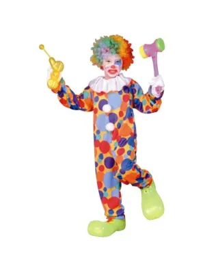 Child's Polka Dots Clown Costume