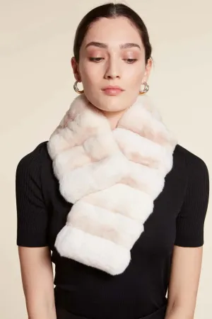 Chinchilla fur collar