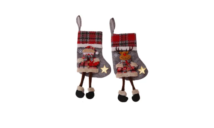 Christmas Medium Plaid Socks