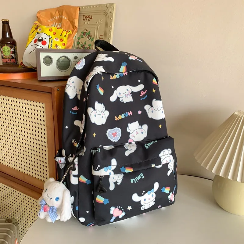 Cinnamoroll Babycinnamoroll Cute Girl's Backpack Casual and Lightweight Shopping Backpack Female Junior High School High School and College Student Schoolbag Japanese Style