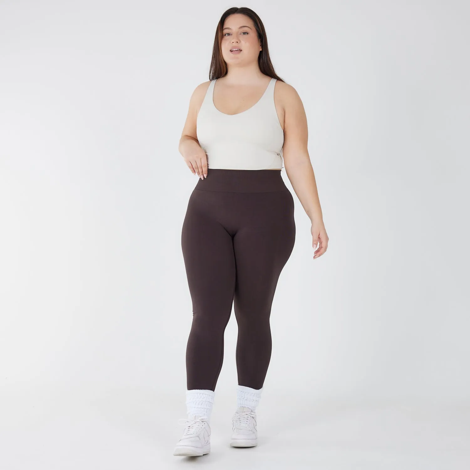 Classic Seamless Legging in Espresso - FINAL SALE