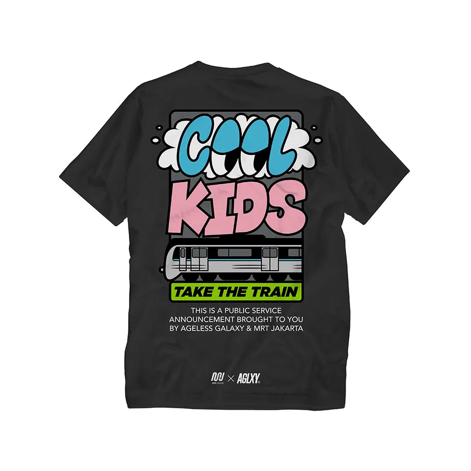 Cool Kids Take The Train - Black