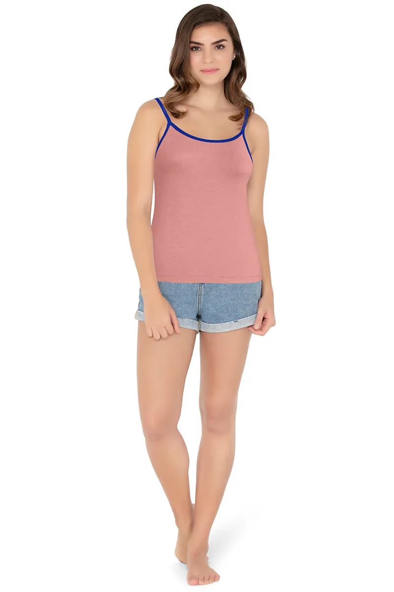 Cotton Camisole - Rose T-B Jewel