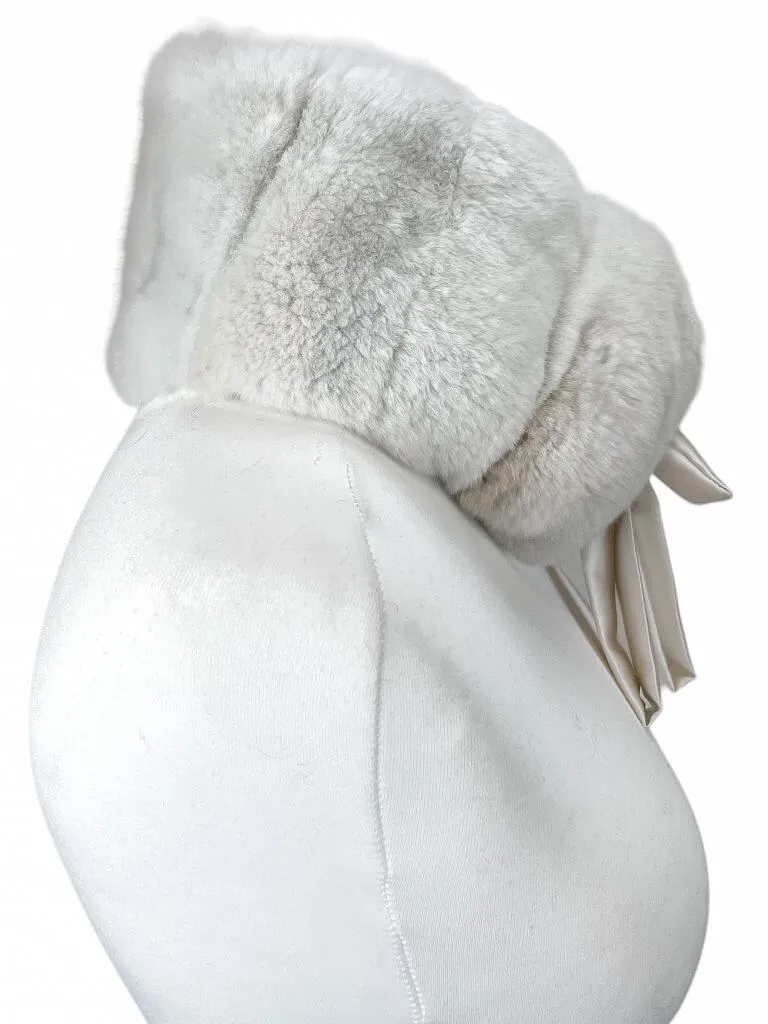 Cream Chinchilla Fur Collar